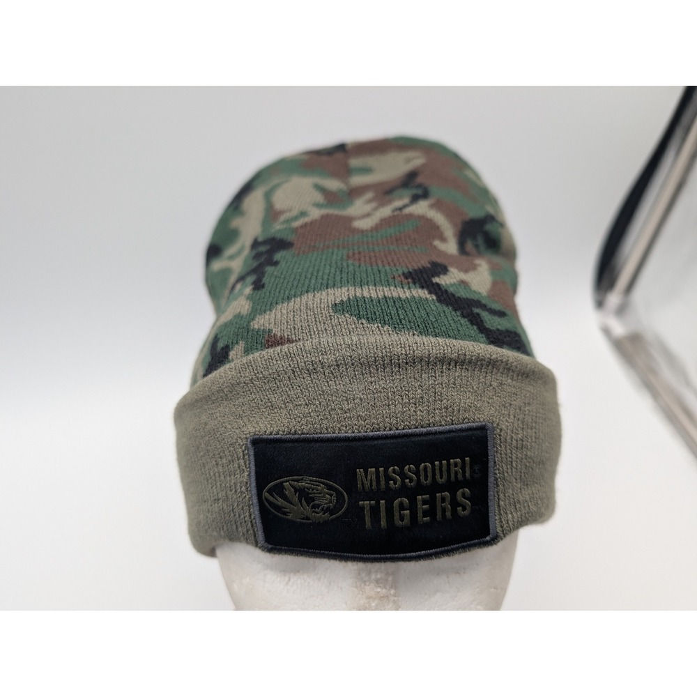 Nike Missouri Tigers Military Beanie Camo Cuffed Knit Hat 94578 One Size